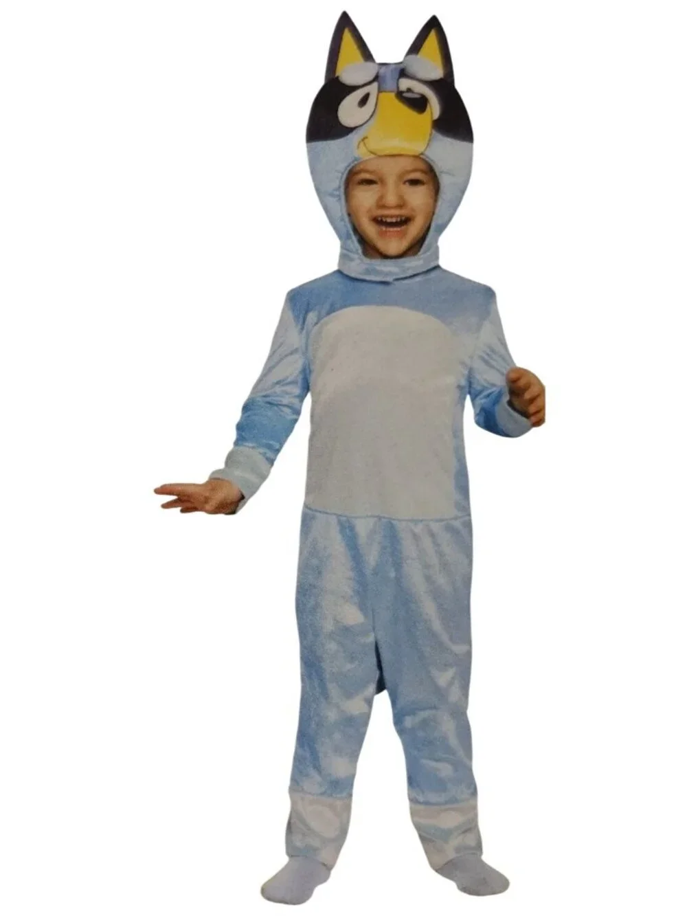 Disguise Bluey Girls S (6/6X) Includes Jumpsuit, Headpiece and Tail Halloween Co